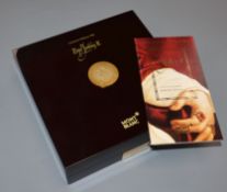 A Mont Blanc Pope Julius II limited edition box and outer packaging (465 of 888), pen not included