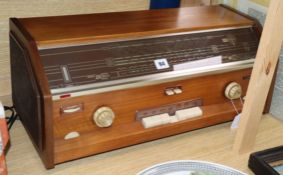 A 1950's Philips radiogram length 59cm