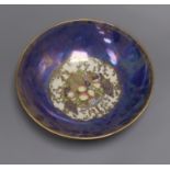 A Royal Worcester lustre glazed bowl diameter 28.5cm