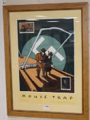 After Spiegleman, limited edition print, "Mouse trap", signed in pencil, 177/200, 71 x 49cm