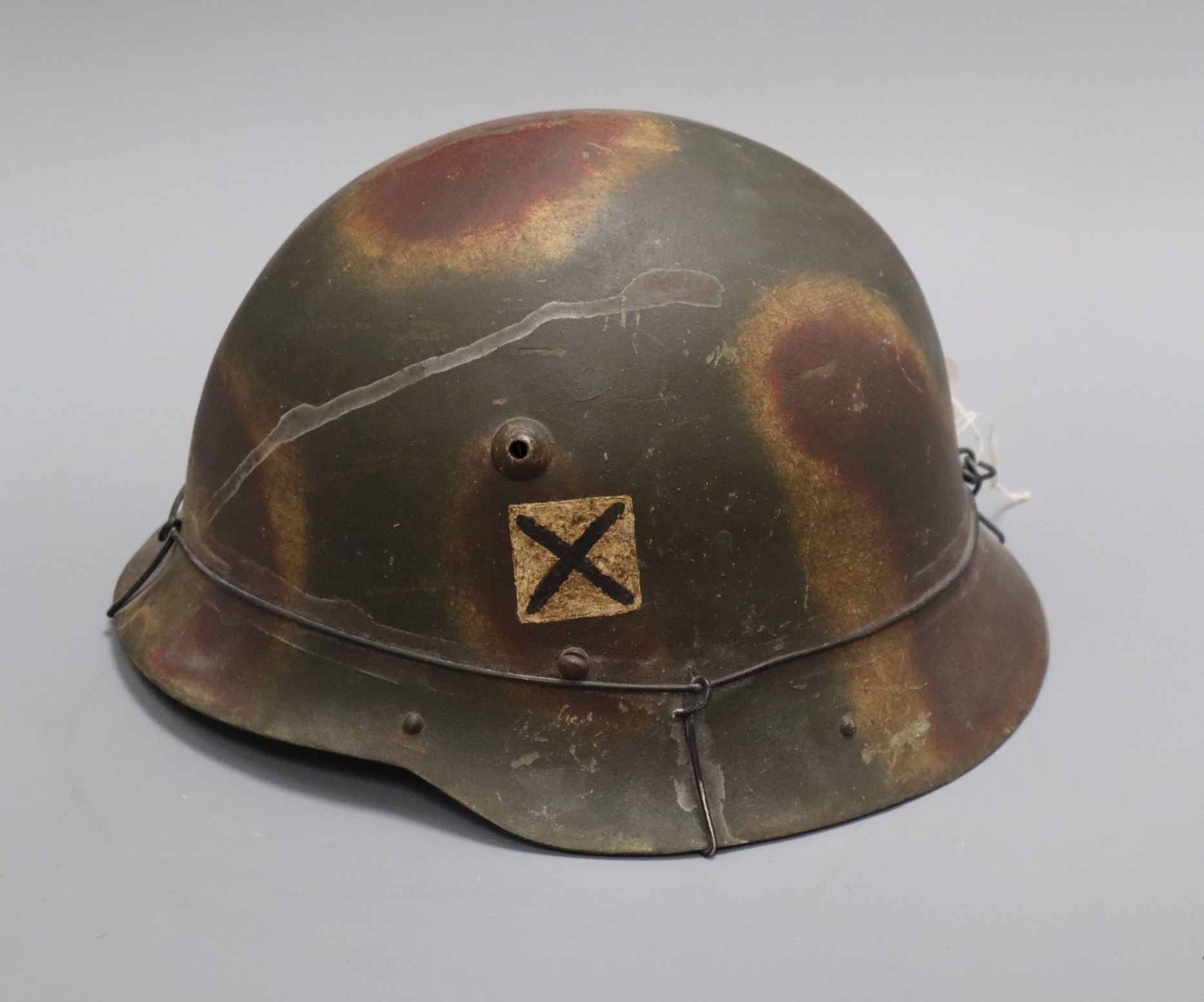 A Hungarian WWII steel helmet