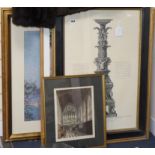 A group of assorted decorative prints