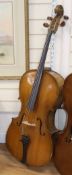 A Continental 1/2 size cello