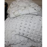 Three French crochet bedspreads