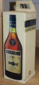 A bottle Martell 3 star cognac