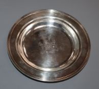 A George III silver bowl, engraved with the arms of the Duke of Somerset, Emes & Barnard, London,