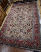 A Tabriz carpet 314 x 204cm