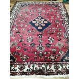 A Hamadan carpet 310 x 223cm