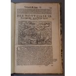 [Munster, Sebastian] pp.1265-1280 from a French edition of his Cosmographia, 12 woodcut illus,