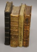 Four small volumes in Latin, 16th century and later, including Catullus et in eum Commentarius M.