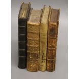 Four small volumes in Latin, 16th century and later, including Catullus et in eum Commentarius M.