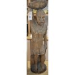 A large tribal figurative African carving