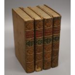 Robertson, William - The History of the Reign of the Emperor Charles V, 4 vols, calf, endpapers