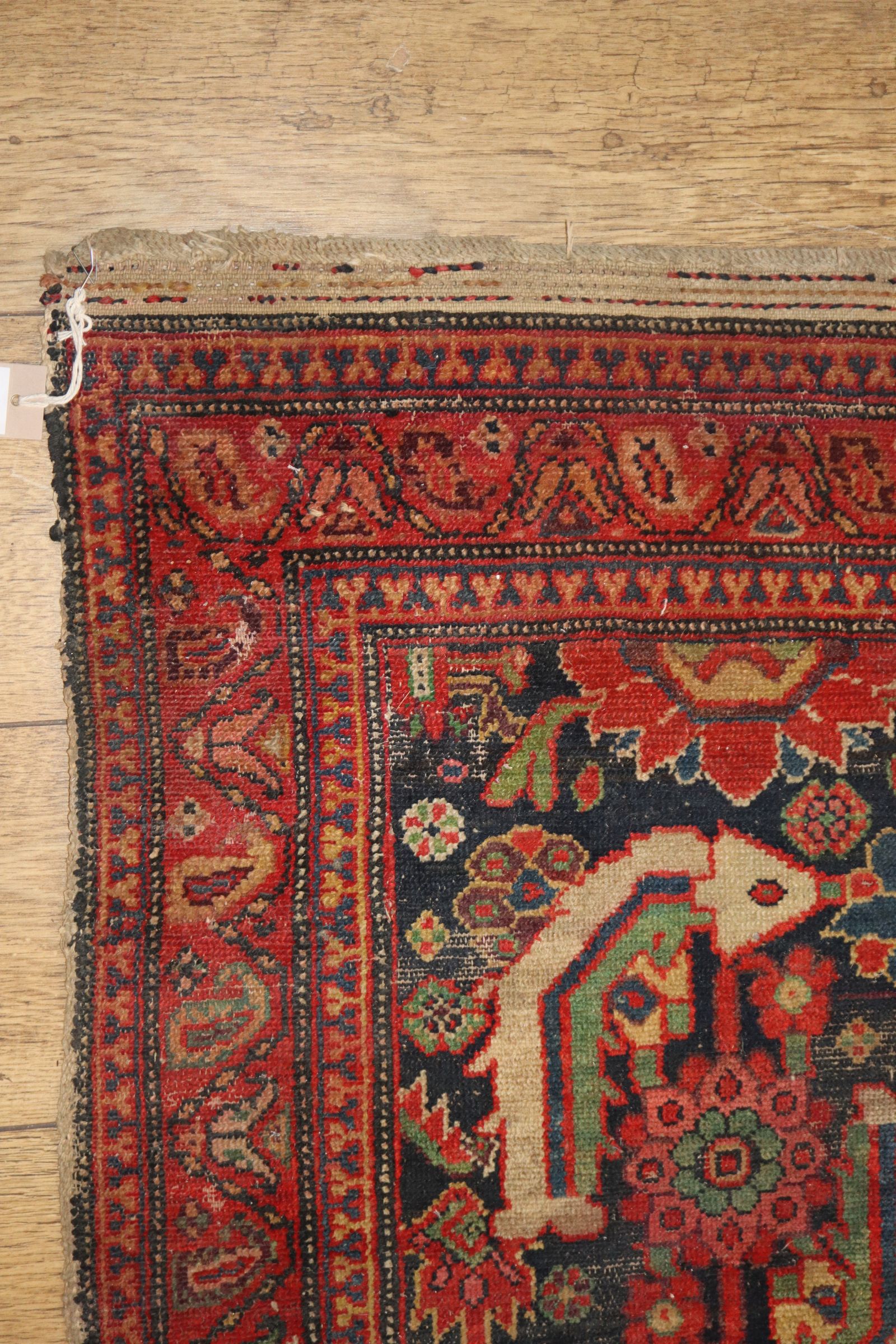 A Hamadan hall carpet 108 x 300cm - Image 2 of 6