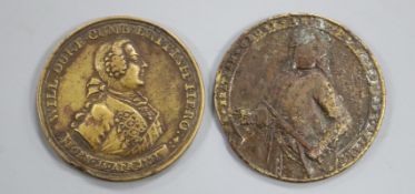 British Commemorative Medals, Pinchbeck's Duke of Cumberland Rebellion Justly Rewarded at Culloden