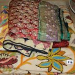 A group of mixed Indian wall hangings / textiles