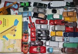 A collection of Dinky Die Cast vehicles, mostly made in France