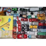 A collection of Dinky Die Cast vehicles, mostly made in France