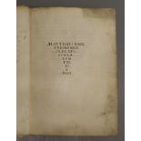 Bossus, Matthaeus (1428-1502), Matthaei Bossi Veronensis Ca. Re. Epistolarvm Tertia Pars, 1502, t.p.