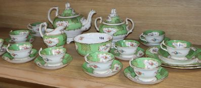 A 19th century European teaset