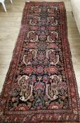 A Hamadan hall carpet 108 x 300cm