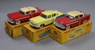 Two boxed Dinky 174 and a 179, boxed