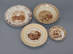 Four items of 'Old Bill' ceramics