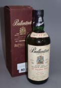 A Ballantine's 17 year old Scottish whisky, boxed