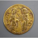 Byzantine Empire, Romanus III (1028-1034), gold histamenon, Christ enthroned, rev., Romanus