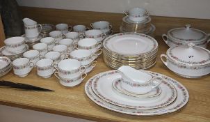 A Paragon 'belind' pattern part dinner service, settings for twelve