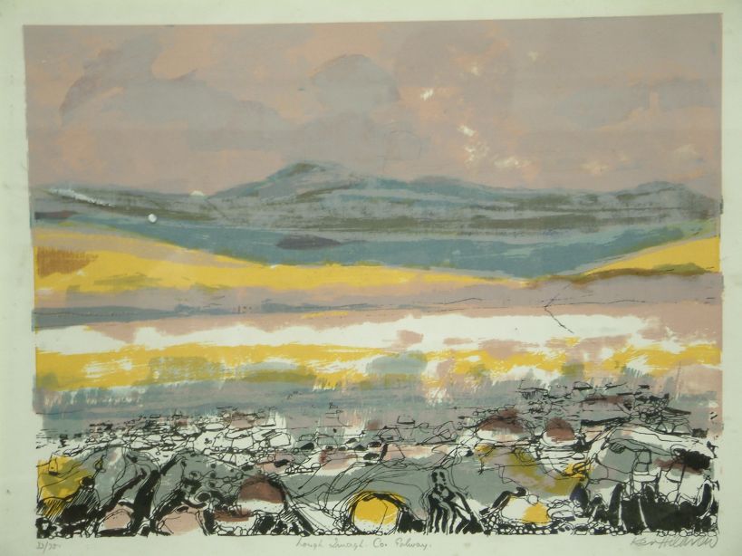 Ken Hildren, pair limited edition prints, 'Lough Imagh Co. Galway' and 'Dooks, Near Glenbereigh. Co. - Image 2 of 3