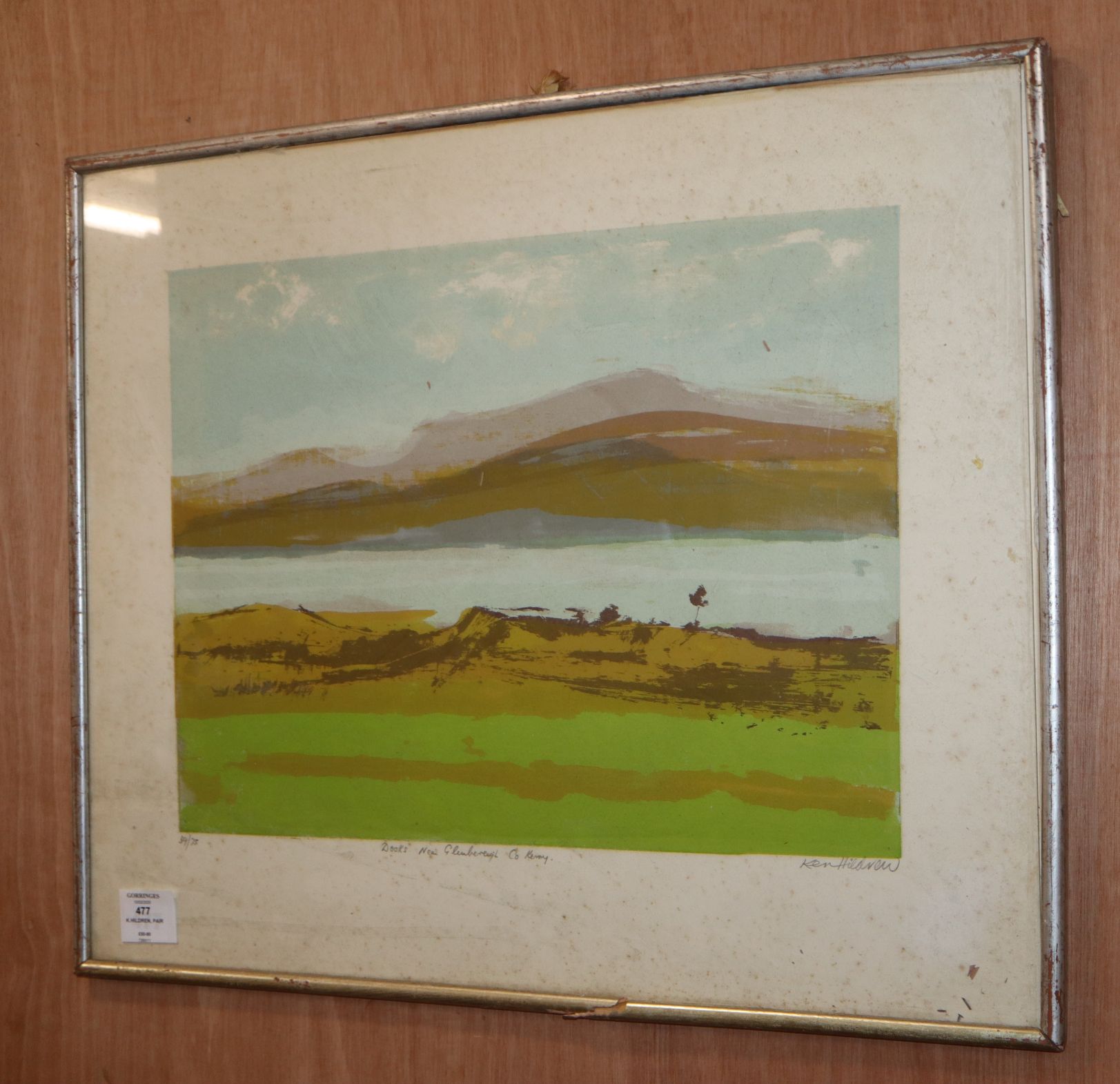 Ken Hildren, pair limited edition prints, 'Lough Imagh Co. Galway' and 'Dooks, Near Glenbereigh. Co.