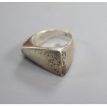 A Georg Jensen 925S dress ring, design no. 141, size G.