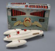 A Sutcliffe Bluebird II model, boxed