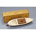 A Sutcliffe Minx speed boat model, boxed