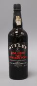 Five bottles of Offley's Port, 1963