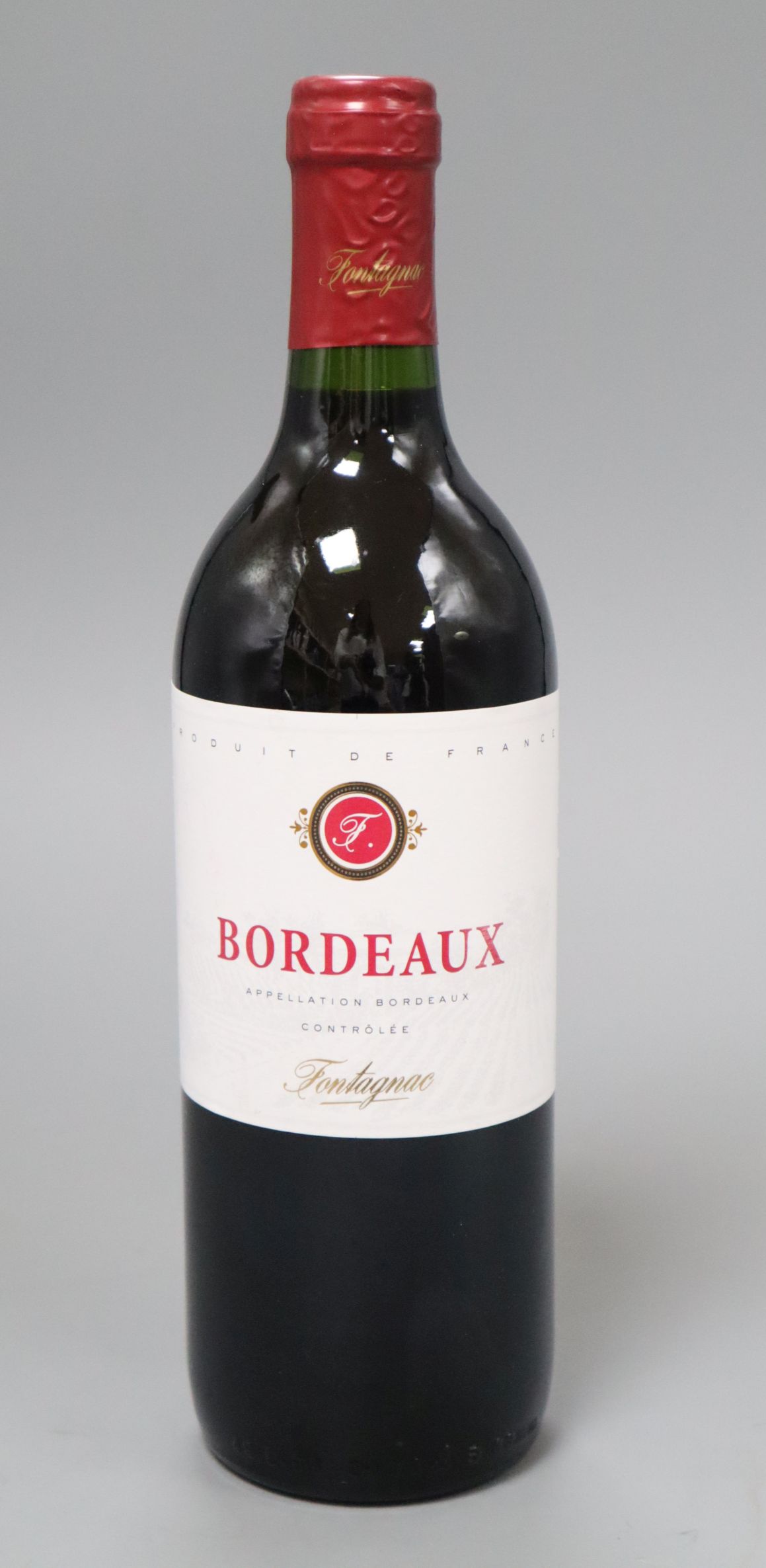 Six bottles of Fontagnac Bordeaux French red wine