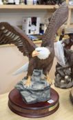 A majestic Bald Eagle figure