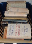 A quantity of mixed books of WWII etc.