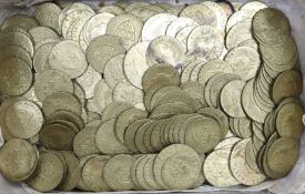 A quantity of assorted George III gaming coins