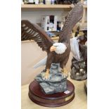 A majestic Bald Eagle figure