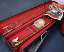 A Boosey & Hawkes cased trombone