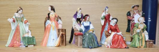 A Doulton figure, Henry VIII and Wives