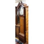 A George III eight day longcase clock by Coxworthy of Plymouth H.240cm