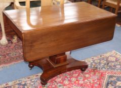 An early Victorian mahogany Pembroke table