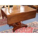 An early Victorian mahogany Pembroke table