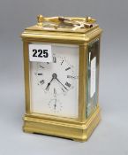 A French hour repeating carriage clock
