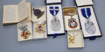 Assorted Masonic medals