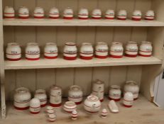 Thirty seven pieces of Sadler 'Kleen Kitchen Ware'