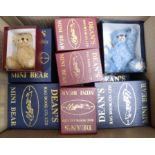 Sixteen Deans mini bears, boxed